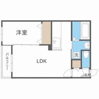 北海道札幌市豊平区豊平四条8丁目(マンション)の賃貸物件206の間取り