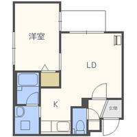 北海道札幌市西区琴似一条6丁目(マンション)の賃貸物件405の間取り