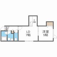 北海道札幌市手稲区稲穂三条1丁目(アパート)の賃貸物件201の間取り