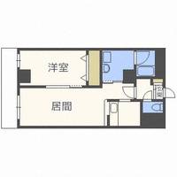 北海道札幌市白石区東札幌二条5丁目(マンション)の賃貸物件706の間取り