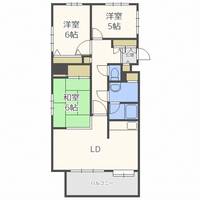 北海道札幌市中央区南六条西15丁目(マンション)の賃貸物件801の間取り
