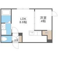 北海道札幌市西区西町南9丁目(マンション)の賃貸物件305の間取り