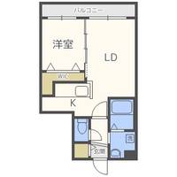 北海道札幌市南区澄川二条3丁目(マンション)の賃貸物件507の間取り