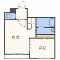 北海道札幌市南区澄川四条2丁目(マンション)の賃貸物件301の間取り