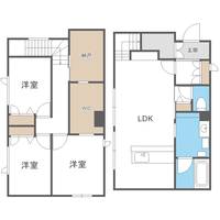 北海道札幌市北区新川四条8丁目(一戸建)の賃貸物件戸建の間取り
