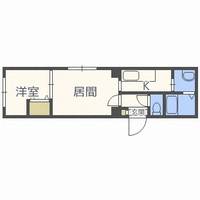 北海道札幌市西区琴似四条3丁目(マンション)の賃貸物件103の間取り