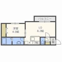 マピエス元町401の間取り