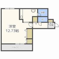 北海道札幌市中央区南六条西18丁目(マンション)の賃貸物件407の間取り