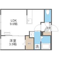 北海道札幌市手稲区前田二条11丁目(マンション)の賃貸物件201の間取り