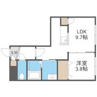 北海道札幌市中央区南二条西18丁目(マンション)の賃貸物件208の間取り