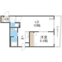 ecoa栄通101の間取り