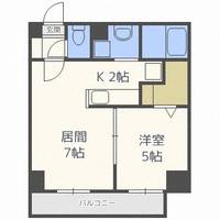 北海道札幌市北区北二十三条西4丁目(マンション)の賃貸物件905の間取り