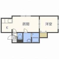 北海道札幌市手稲区富丘二条5丁目(アパート)の賃貸物件101の間取り