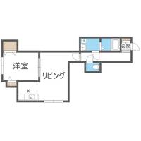 北海道札幌市手稲区富丘二条5丁目(アパート)の賃貸物件205の間取り