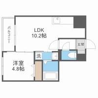 北海道札幌市白石区平和通2丁目北(マンション)の賃貸物件210の間取り