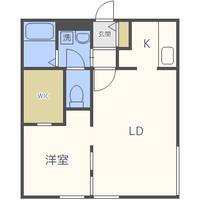 北海道札幌市中央区北二条東8丁目(マンション)の賃貸物件の間取り