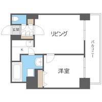 北海道札幌市中央区南三条東2丁目(マンション)の賃貸物件202の間取り