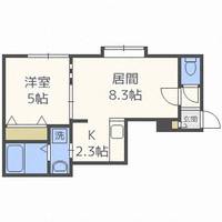 北海道札幌市豊平区平岸四条16丁目(アパート)の賃貸物件306の間取り