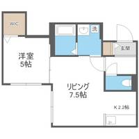 北海道札幌市東区北二十一条東1丁目(マンション)の賃貸物件303の間取り