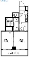 オセオ弁天401の間取り