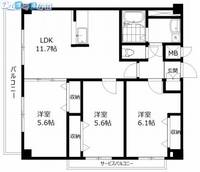 物件の間取り画像