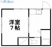 ハイツサカエ205の間取り