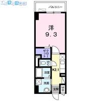 アメニティ万代の間取り