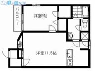 アクセスⅡ101の間取り