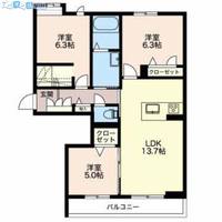 物件の間取り画像