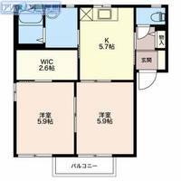 ベル セゾンAの間取り