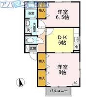 グランメゾン川口Bの間取り