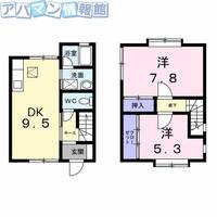 メゾネットしをんBの間取り