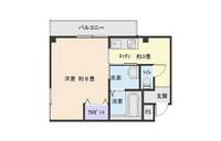 大地田代ビル305の間取り
