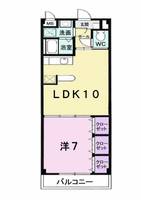 ナリッシュFujisaka203の間取り