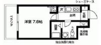東京都台東区鳥越1丁目(マンション)の賃貸物件の間取り