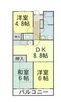 物件の間取り画像
