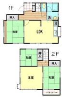 埼玉県入間郡三芳町大字藤久保(一戸建)の賃貸物件1の間取り