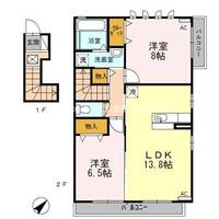 ガーデン・アカシア201の間取り