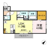 アメニティ橋口の間取り