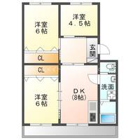 ハイツかつらの間取り