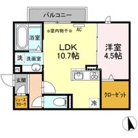 グランドール301の間取り