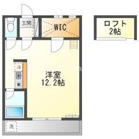 セザンヌ花田2212の間取り