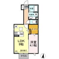 アムール二本松 B101の間取り