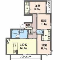 物件の間取り画像