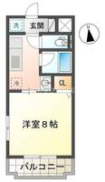 M’s KAIKAREN Ⅱ202の間取り