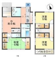 愛知県豊田市保見町南山(一戸建)の賃貸物件1の間取り