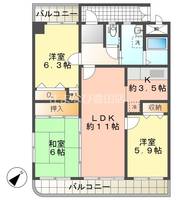 物件の間取り画像