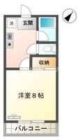 愛知県豊田市堤町宮畔(アパート)の賃貸物件205の間取り