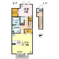 エムグランデ A棟203の間取り