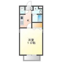 愛知県刈谷市半城土中町3丁目(アパート)の賃貸物件102の間取り